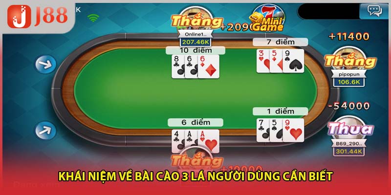 Khái niệm về bài cào 3 lá người dùng cần biết